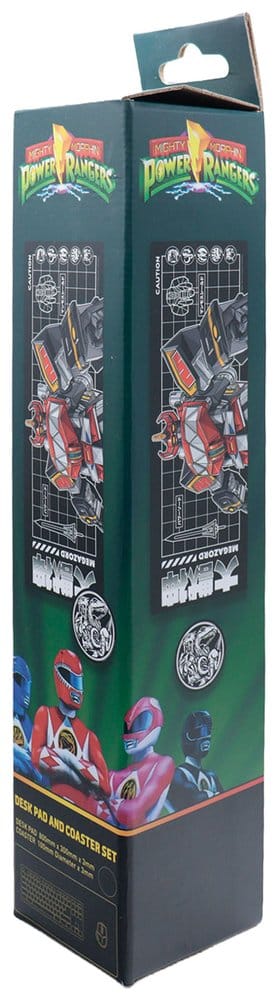 Power Rangers Desk Pad & Coaster Set