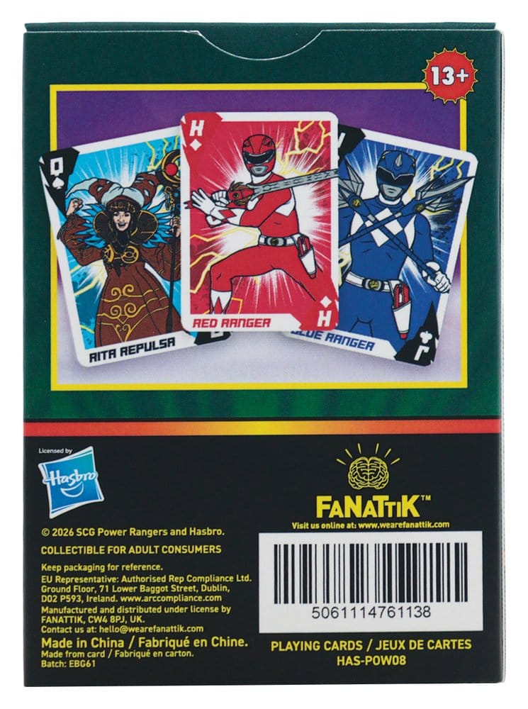 Power Rangers Playing Cards Display (12)