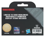 Transformers Collectable Coin The Movie 40th Anniversary Limited Edition 24k Gold Plated