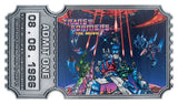 Transformers Replica The Movie 40th Anniversary Movie Ticket Limited Edition 9 x 16 cm