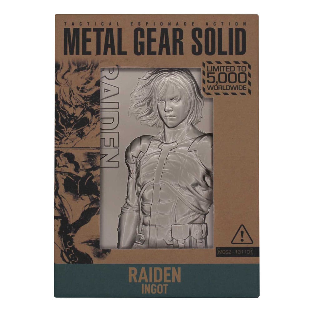 Metal Gear Solid 2 Raiden Limited Edition Ingot