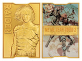 Metal Gear Solid 2 Ingot Raiden 24k Gold Plated Limited Edition