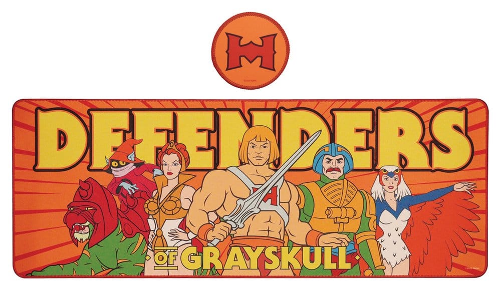 Masters of the Universe Desk Pad & Coaster Set Heroes
