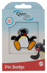 Pingu Pin Badge Headphones Limited Edition