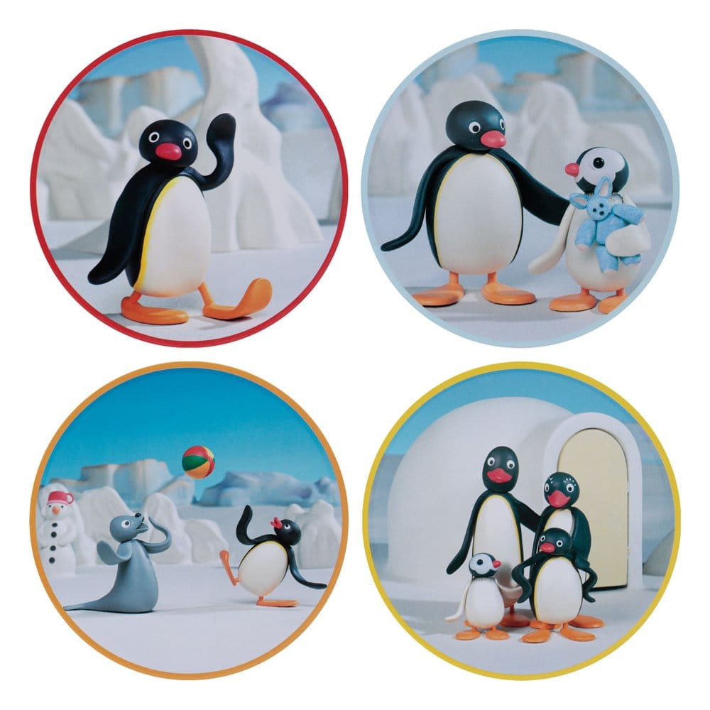 Pingu Coaster 4-Pack