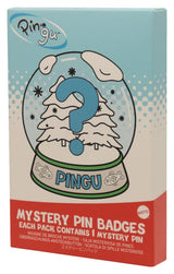 Pingu Mystery Pin Badges Blind Box Display (12)
