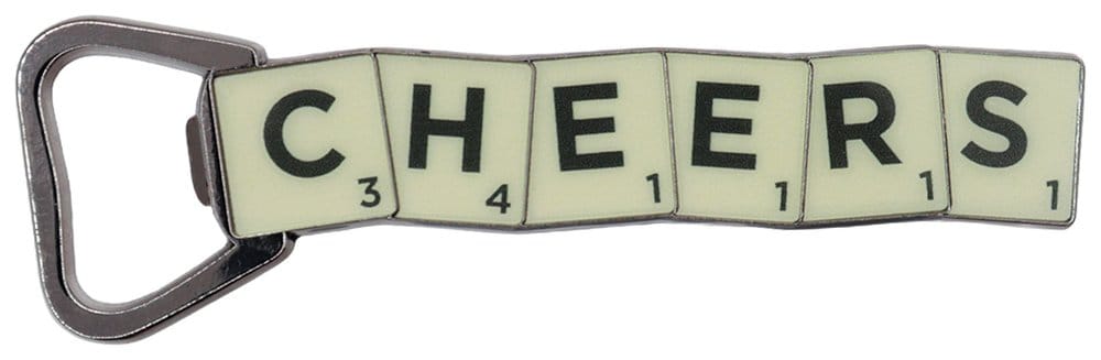 Scrabble Bottle Opener Magnetic Cheers