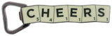Scrabble Bottle Opener Magnetic Cheers