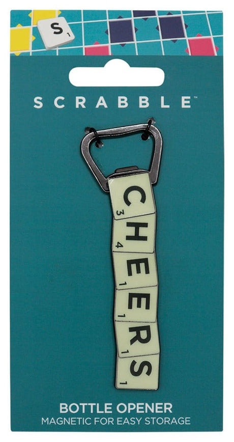 Scrabble Bottle Opener Magnetic Cheers