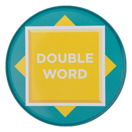 Scrabble Coaster 4-Pack Printed Metal