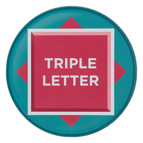 Scrabble Coaster 4-Pack Printed Metal