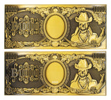 One Piece Replica 10,000 World Berry Metal Banknote 6 x 15 cm