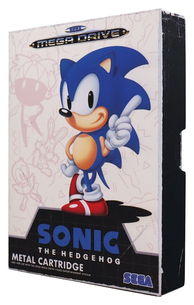 Sonic the Hedgehog Replica Game Cartridge Limited Edition 11 x 7 x 1 cm