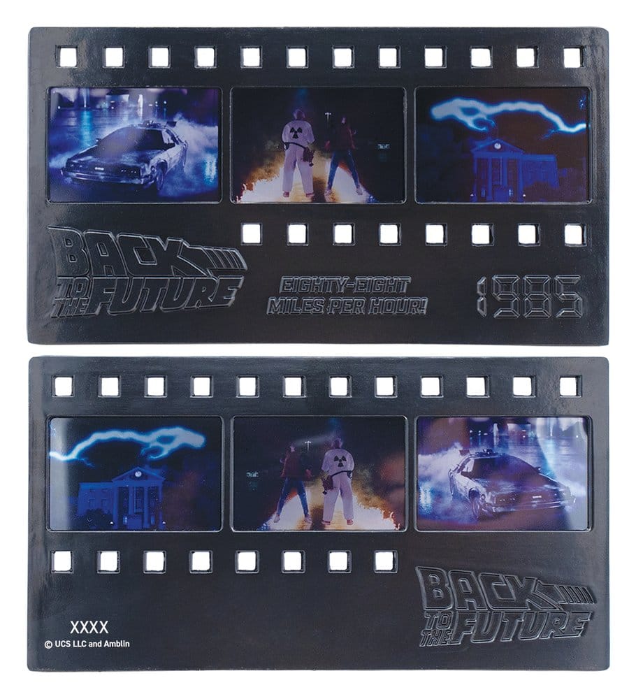 Back to the Future Ingot Metal Film Strip Collectible Limited Edition