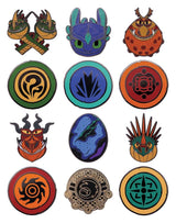 How to Train Your Dragon Mystery Pin Badges Blind Box Display (12)
