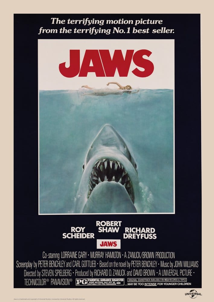 Jaws Art Print Ver. B Limited Edition 30 x 47 cm