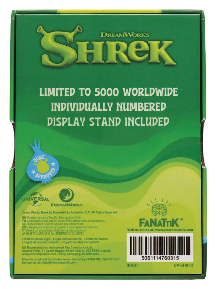 Shrek Ingot Stained Glass-Style Limited Edition