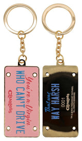 Clueless Keyring License Plate Limited Edition