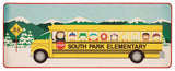 South Park Desk Pad & Coaster Set Elementary School Bus