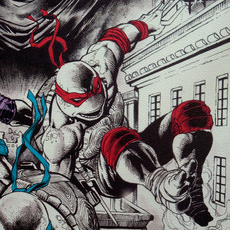 Teenage Mutant Ninja Turtles 40th Anniversary Limited Edition 42 x 30 cm Art Print
