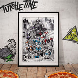 Teenage Mutant Ninja Turtles 40th Anniversary Limited Edition 42 x 30 cm Art Print