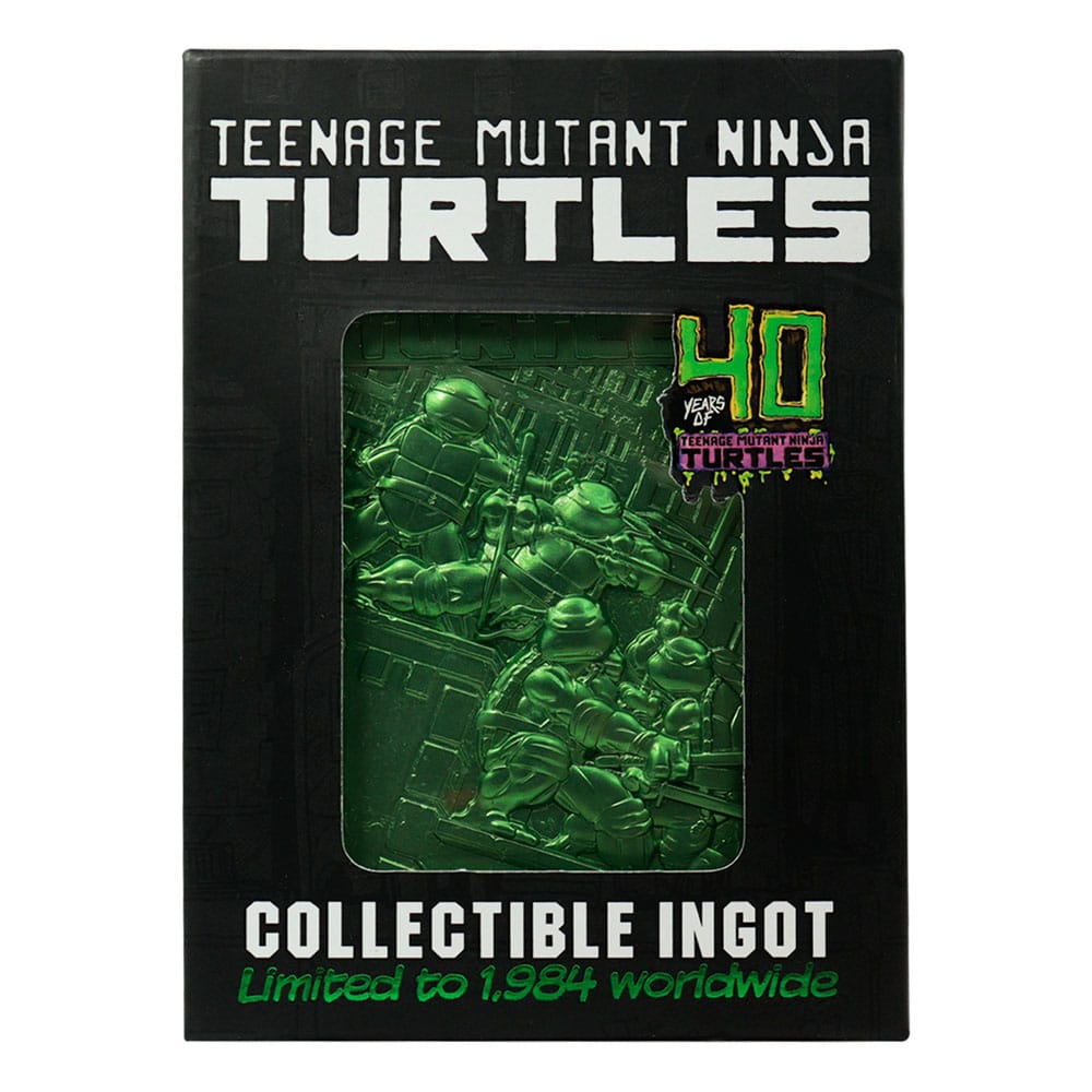 Teenage Mutant Ninja Turtles 40th Anniversary Green Limited Edition Ingot