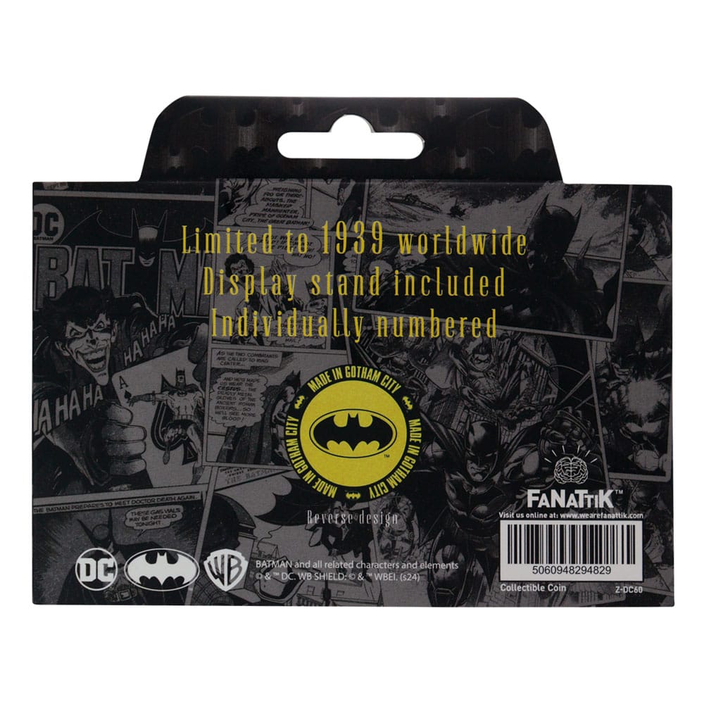 DC Comics Batman 85th Anniversary Limited Edition Collectable Coin