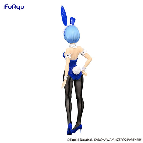 Re:Zero BiCute Bunnies Rem Blue Color Ver. 30cm PVC Statue