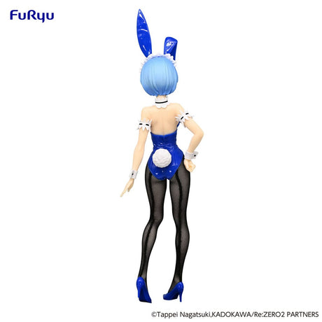 Re:Zero BiCute Bunnies Rem Blue Color Ver. 30cm PVC Statue
