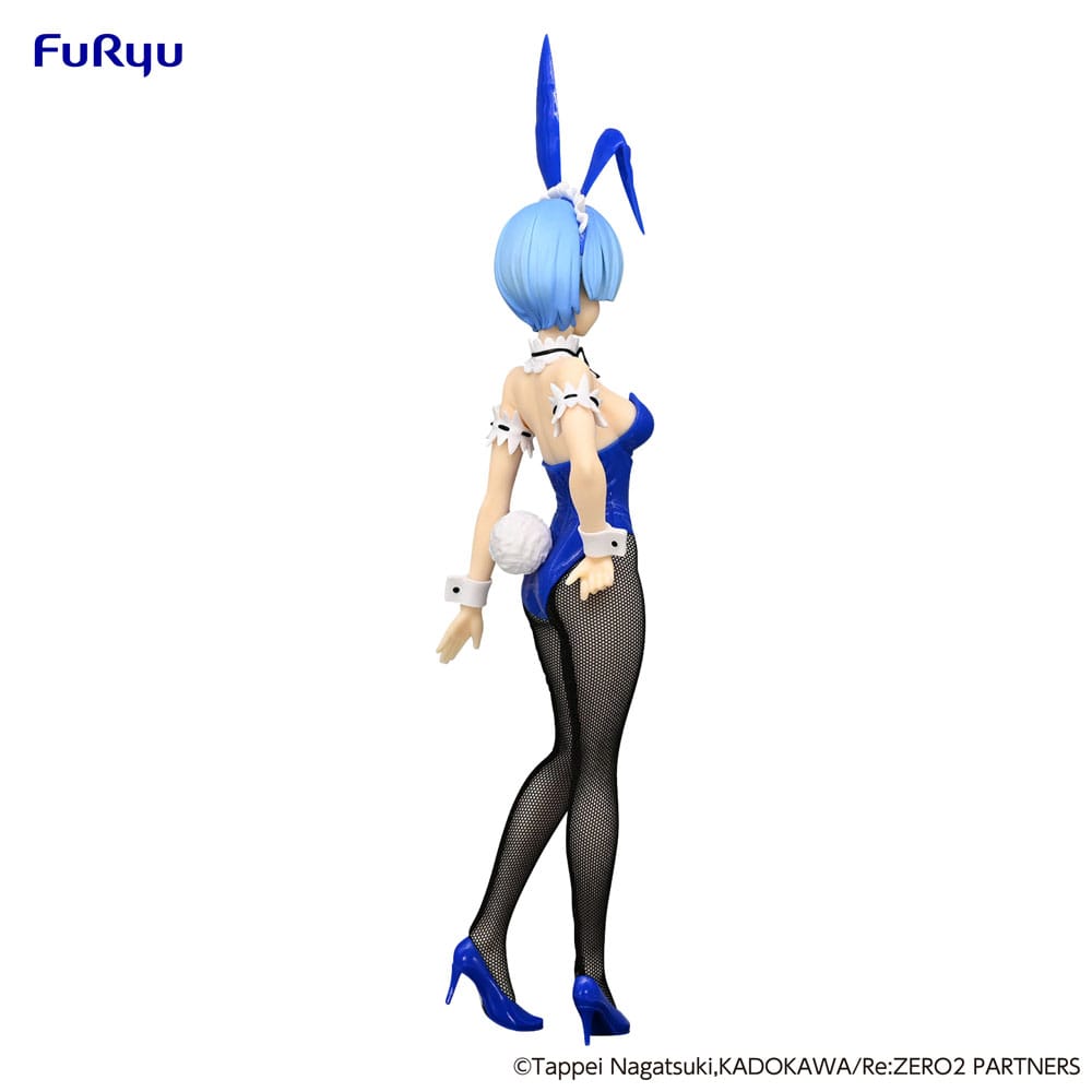 Re:Zero BiCute Bunnies Rem Blue Color Ver. 30cm PVC Statue