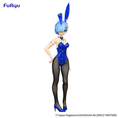 Re:Zero BiCute Bunnies Rem Blue Color Ver. 30cm PVC Statue