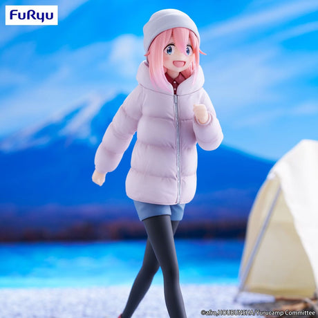 Laid Back Camp Nadeshiko Kagamihara 20cm Trio-Try-iT PVC Statue