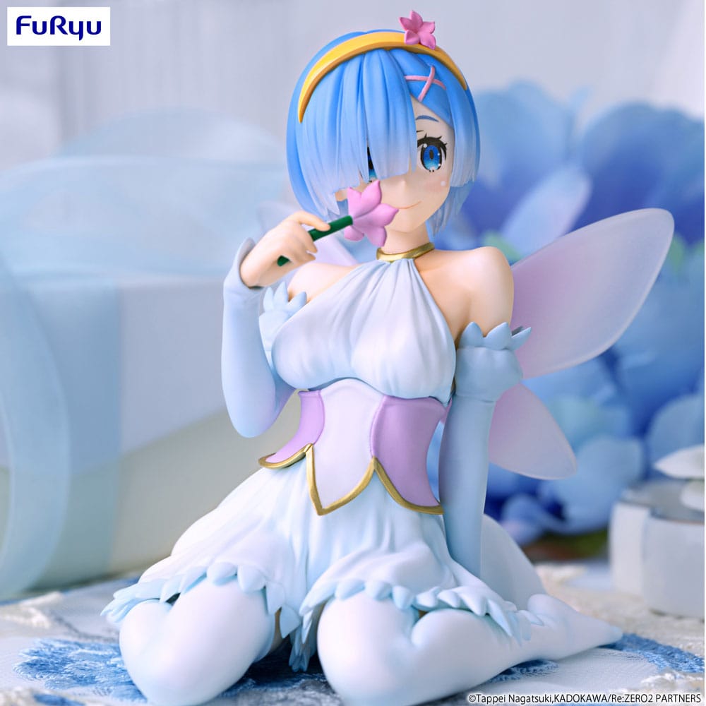 Re:Zero Starting Life in Another Rem Flower Fairy 9cm World Noodle Stopper PVC Statue