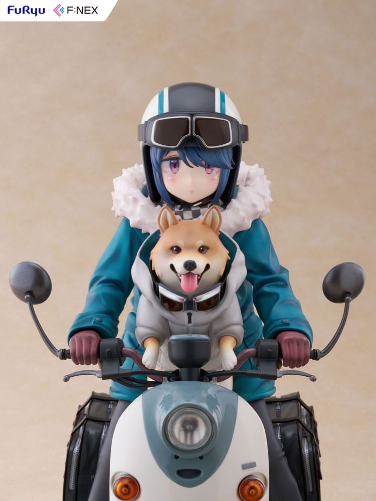 Laid Back Camp F:NEX Rin Shima 20 cm 1/7 PVC Statue