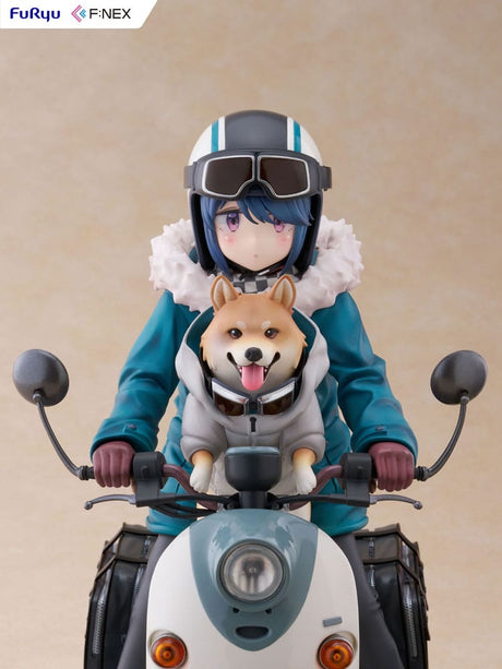 Laid Back Camp F:NEX Rin Shima 20 cm 1/7 PVC Statue