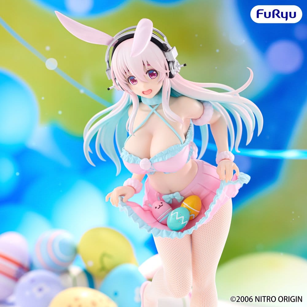 Super Sonico BiCute Bunnies PVC Figure Pastel Easter Ver. 29 cm