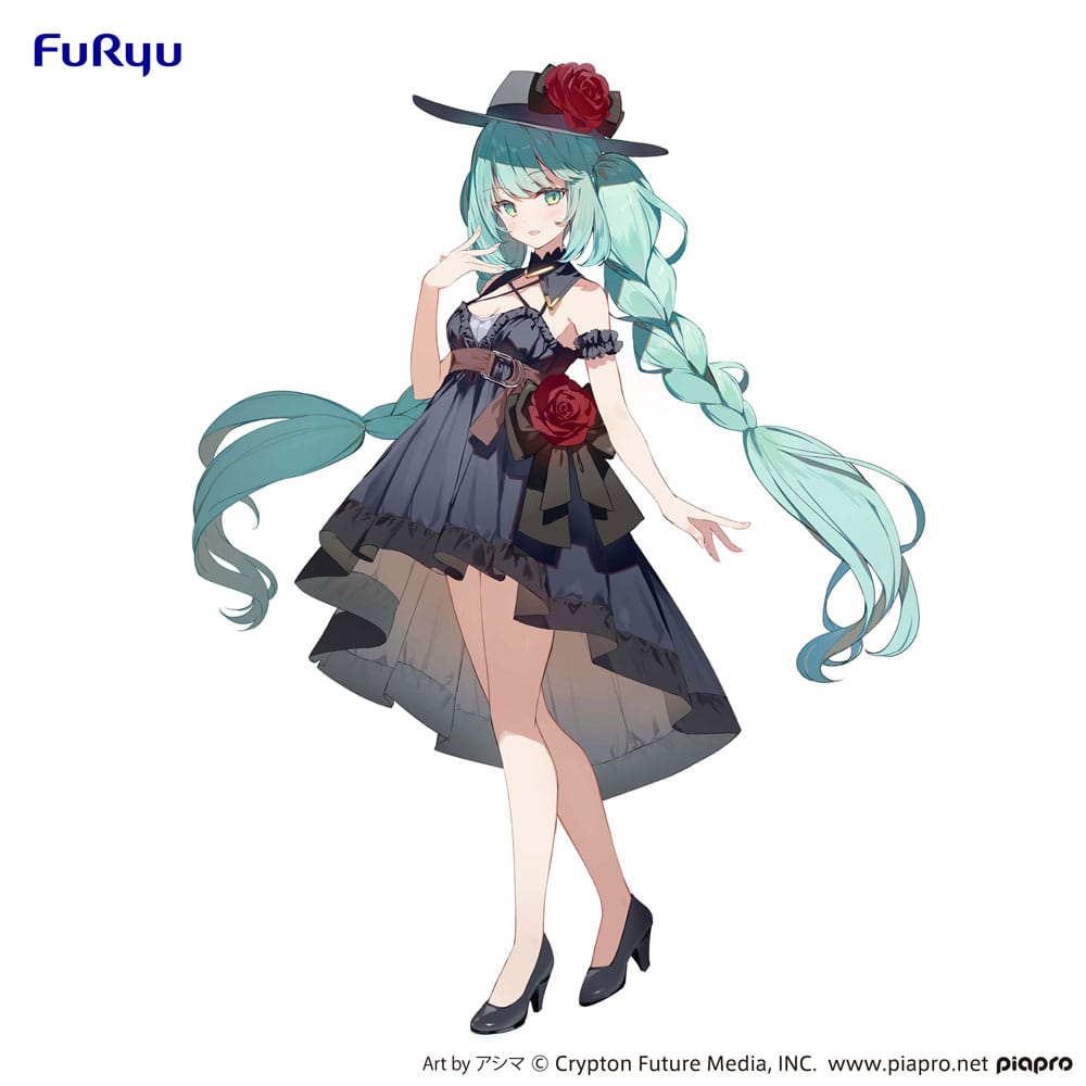 Hatsune Miku Trio-Try-iT Outing Dress 19 cm PVC Statue