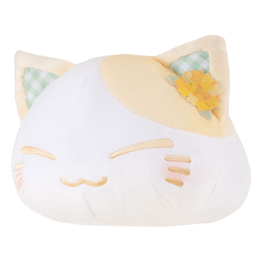 Nemuneko Cat Flower Pattern Ear Decoration Yellow Colour Ver. 30 cm Plush Figure