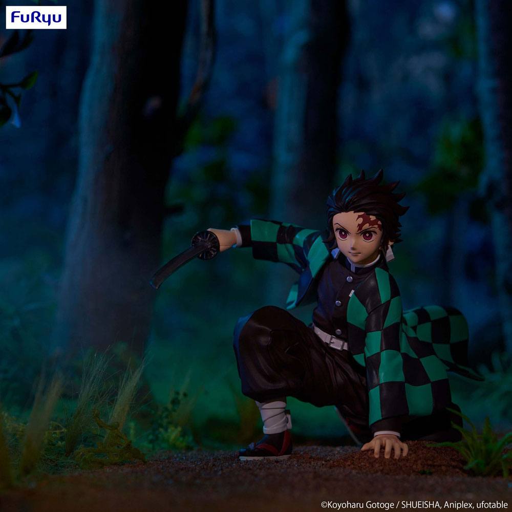 Demon Slayer Kamado Tanjiro 13 cm Noodle Stopper PVC Statue