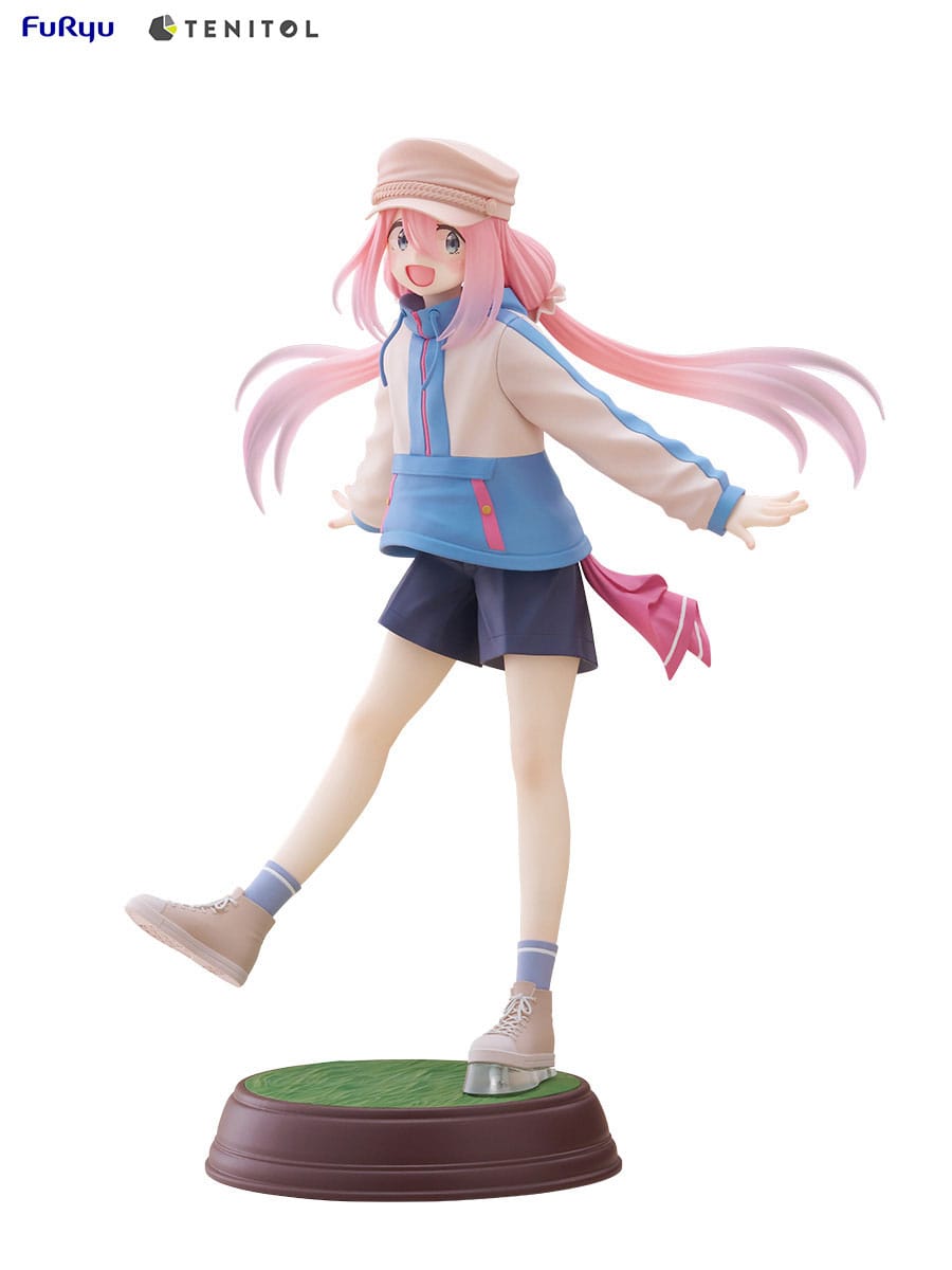 Laid-Back Camp Tenitol Nadeshiko Kagamihara 22 cm PVC Statue