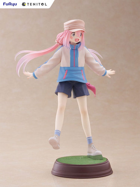 Laid-Back Camp Tenitol Nadeshiko Kagamihara 22 cm PVC Statue