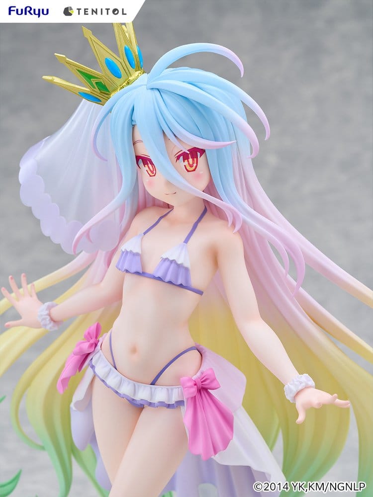 No Game No Life Tenitol Tall PVC Figure Shiro swimwear dress Ver. 29 cm