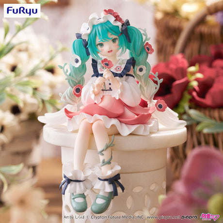 Hatsune Miku Noodle Stopper Hatsune Miku Flower Fairy Anemone 14 cm PVC Statue
