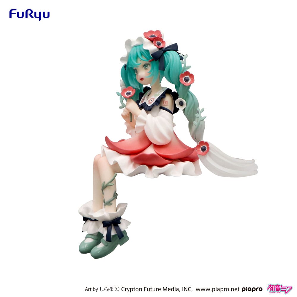 Hatsune Miku Noodle Stopper Hatsune Miku Flower Fairy Anemone 14 cm PVC Statue