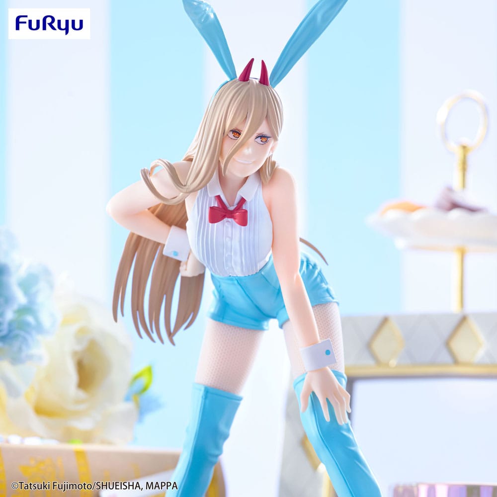 Chainsaw Man BiCute Bunnies Power Light Blue Color Ver. 30 cm PVC Statue
