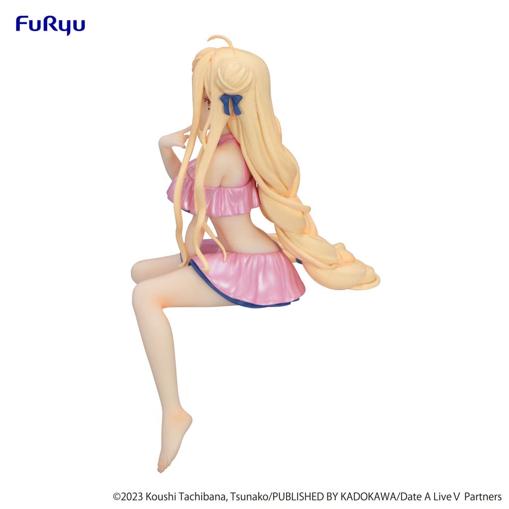 Date A Live V Noodle Stopper PVC Statue Mukuro Hoshimiya Swimsuit Pastel Pink Color Ver. 13 cm
