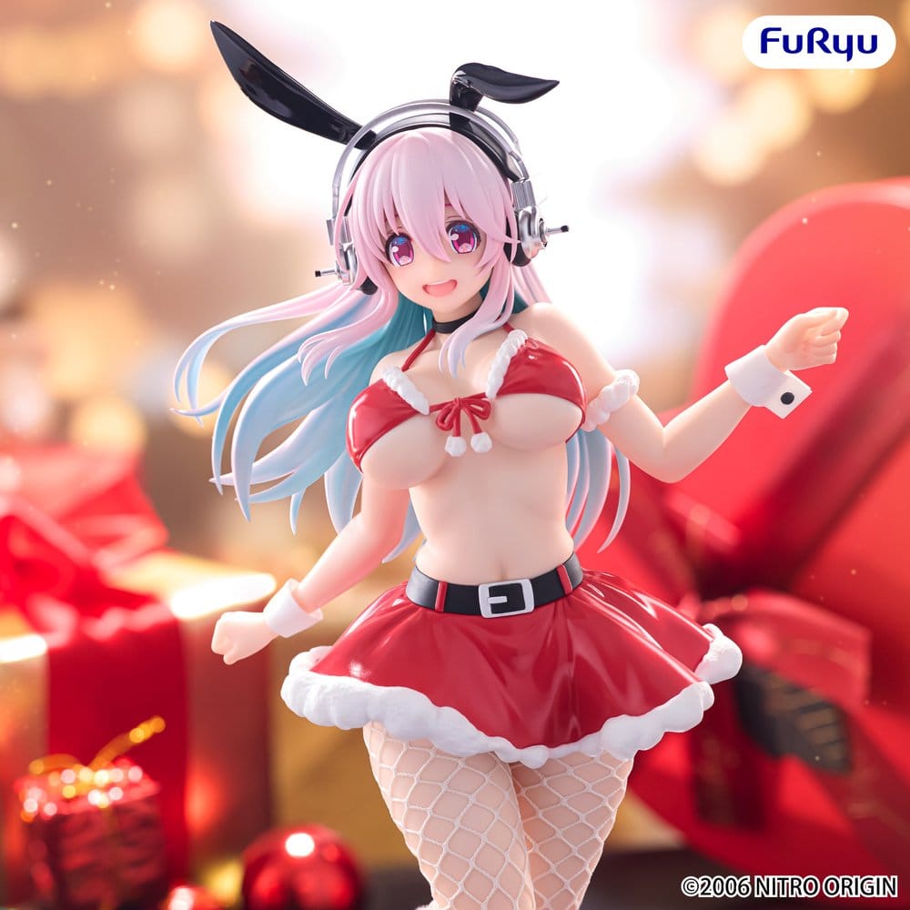 Super Sonico BiCute Bunnies PVC Figure Santa Ver. 30 cm