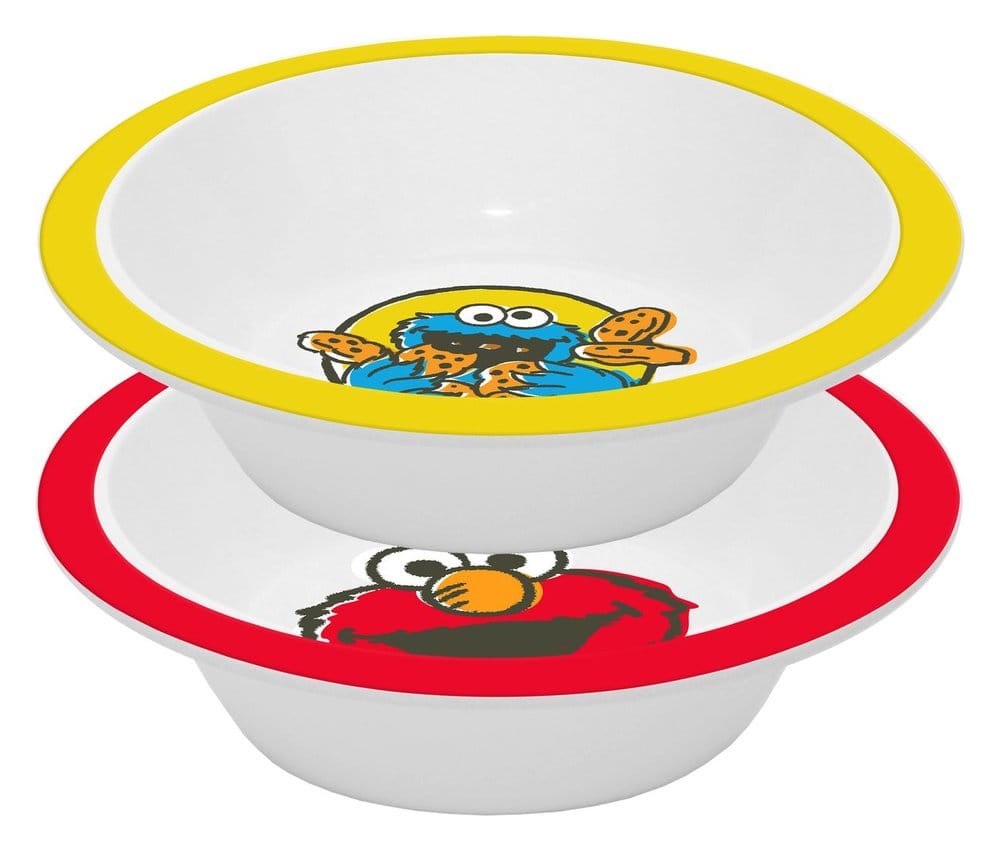 Sesame Street Cereal Bowl Vintage Kids 2-Pack 300ml