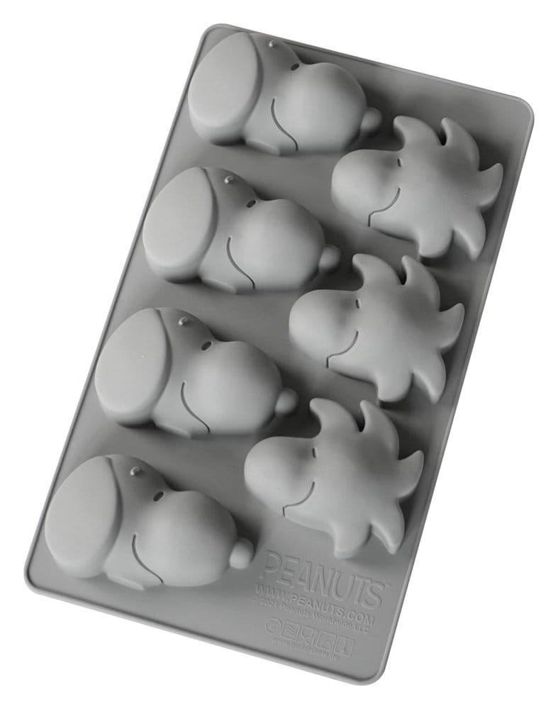 Peanuts Silicone Muffin Tray Snoopy & Woodstock grey