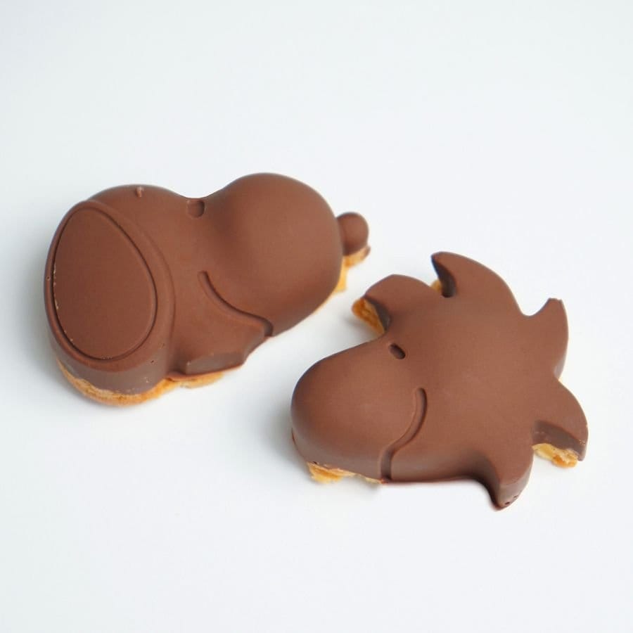 Peanuts Silicone Muffin Tray Snoopy & Woodstock grey